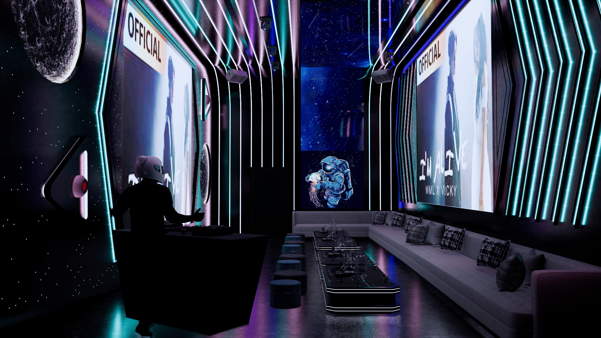 招待會所入口端景